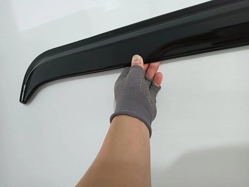 TONOYTIM Tape On Window Visors Rain Guards for 2011-2019 Ford Explorer,Window Vent Wind Shades Deflectors Shield for 11-19 Explorer,Car Accessories 94293 4-Pieces Set - Image 5